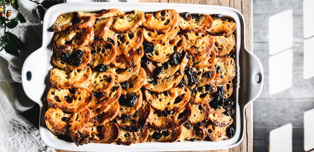 Bread and butter pudding