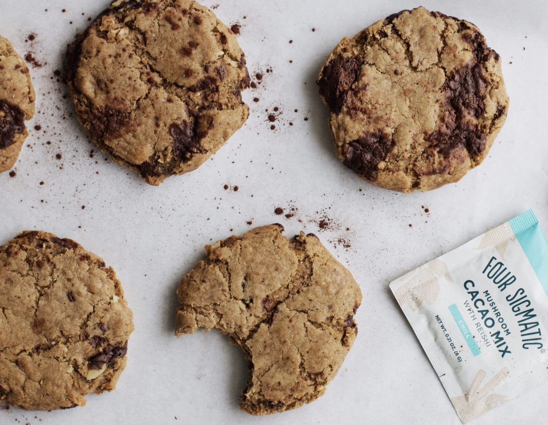 Vegan Chocolate Chunk Cookies