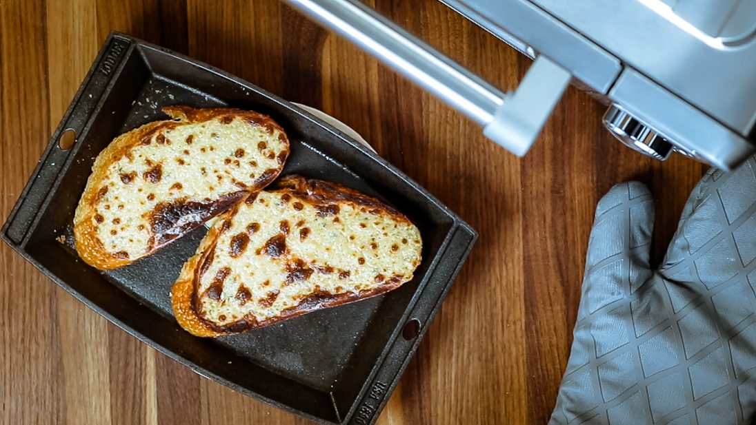 Welsh Rarebit in oven